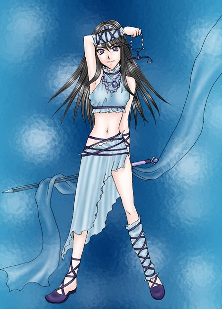 �@���@������ɂ����������w�ٔ��̏��_�C�s����x�i�^���b�g�J�[�h�u�W���X�e�B�X�v�ɂ��Ȃ񂾊G�j