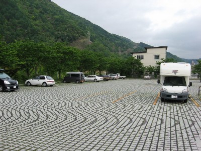 道の駅「信州蔦木宿」の朝