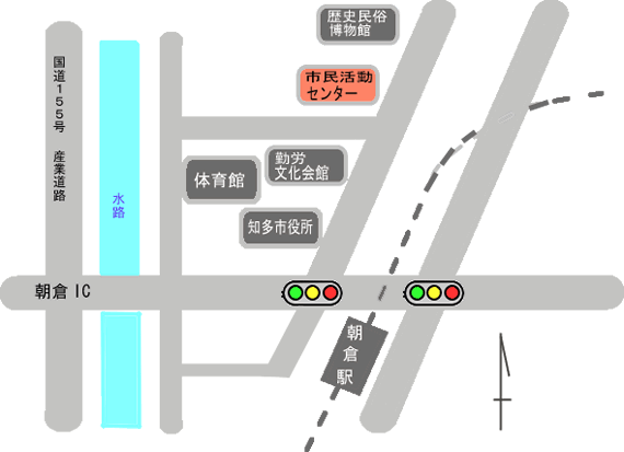 交通アクセスの地図画像