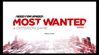 DEMO:NEED FOR SPEED MOST WANTED
