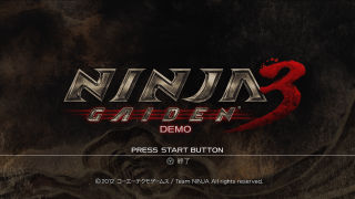 DEMO:NINJA GAIDEN 3