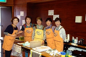 カフェのスタッフの皆さん